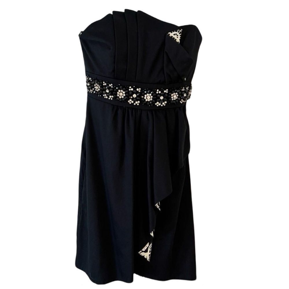 Lilly Pulitzer Crystal Late Night Toile Embellished Strapless Dress